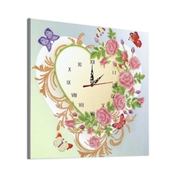 DIY 5D Diamond Painting Clock with Watch Movement Kit Special-shaped Diamond Embroidery Home Decor