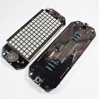 DIY Digital LED Mirror Clock Matrix Réveil de bureau Module de kit d