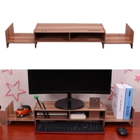 DIY Multipurpose Moniteur Stand Riser Grand Bureau Organisateur Bois Transformable Conception pour Office School Accueil