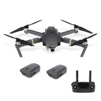 DJI Mavic Pro Fly Plus Combo avec sac en caoutchouc à grain de carbone Sac à bandoulière portatif