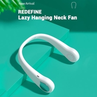Délicat léger nouveau mode Internet suspendu cou ventilateur réglable vitesse du vent rechargeable économie d