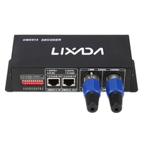DMX512 4CH * 4 a décodeur contrôleur LED 4 canaux pilote RGBW Strip LED lumière DC12V-24V