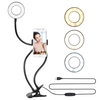 Docooler 2-en-1 LED Ring Light avec support de téléphone portable