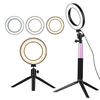 docooler 6 Pouce Mini LED Anneau Lumière Photographie Lampe Dimmable 3 Modes d