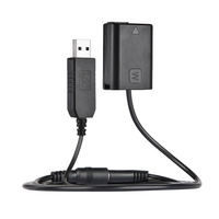 Docooler NP-FW50 Dummy Battery + DC Power Bank (5V 2A) USB Cable Adapter Replacement for AC-PW20 for Sony NEX-3/5/6/7 Series A33 A37 A35 A55 a7 a7R a7II A6000 A6300