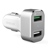 dodocool 30W 2-Port USB Chargeur de voiture avec recharge rapide 3.0 pour LGG5 / HTC One A9 / Xiaomi Mi 5 / LeTV Le MAX Pro Plus alimenté par USB Devices Blanc Argent