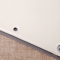 dodocool 360 degrés rotation PU cuir pivotant Flip Stand cas couvrir coque de protection pour iPad Beige Air