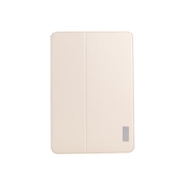 dodocool 360 degrés rotation PU cuir pivotant Flip Stand cas couvrir coque de protection pour iPad mini avec écran Retina Beige