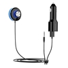 dodocool sans fil mains libres Kit musique autoradio avec 3, 5 mm Audio prise Microphone magnétique monte un Support intégré pour Siri Voice Control détachable 10W double USB Ports voiture Chargeur noir