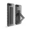 dodocool Slim Case Cristal Ultra protectrice claire avec Black Pliable Béquille Porte-Grip antidérapant Shock Absorption Scratch Resistant Shell Cover pour 5, 5 pouces iPhone 7 Plus Black