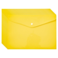 Dossier extensible 1 poche Enveloppe en plastique Organisateur de fichiers avec fermeture à bouton Fente pour carte Portable Format A4 Stockage de documents de bureau Étanche pour coupon Facture Reçu Cartes Billets Étude d