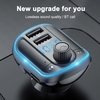 Double chargeur USB BT 5.0 émetteur FM de voiture lecteur de musique MP3 carte TF / disque U avec écran LED modulateur d