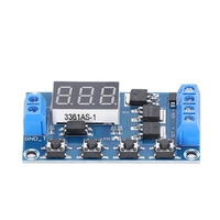 Double MOS LED relais temporisé numérique déclencheur Cycle minuterie commutateur de retard Module de relais de contrôle de synchronisation de carte de Circuit imprimé