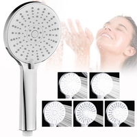 Douche à main Grand panneau de 4, 7 pouces pomme de douche portative à économie d