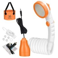 Douche de Camping Portable pomme de douche extérieure pour Camping plage natation en plein air voyage randonnée voiture et nettoyage des animaux de compagnie