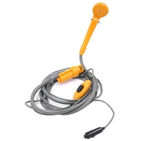 Douches de camping 12 V avec pompe à eau Câble de 6 mètres avec prise allume-cigare Max 2, 5 L d