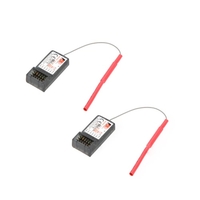 douself 2 Pcs Origine Récepteur FlySky FS-R6B 2.4Ghz 6CH pour FlySky TH9X FS-CT6B FS-T6 Transmetteur