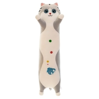 Doux En Peluche Oreiller Chat Chien En Forme De Peluche Peluche Long Étreignant Oreiller Mignon Canapé Oreiller pour Enfants Garçons Filles Petite Amie Cadeau De Vacances D