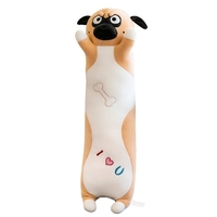 Doux En Peluche Oreiller Chat Chien En Forme De Peluche Peluche Long Étreignant Oreiller Mignon Canapé Oreiller pour Enfants Garçons Filles Petite Amie Cadeau De Vacances D