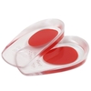 Doux Silicone Augmenter Talon Support Pad Tasse Gel Coussin Coussin Orthotic Semelle Plantaire Soins Demi-hauteur