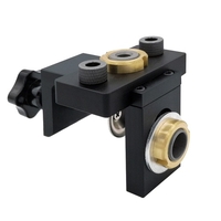 Doweling Jig Pocket Hole Kit Jig Kit Forage Vertical En Bois Détachable Locator pour Meubles Connexion Trou Perforateur Menuiserie Outils