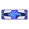 DR-2008F Pad de refroidissement pour ordinateur portable pliant Pad de refroidissement portable alimenté par USB avec support de refroidissement à double ventilateur de 60 mm bleu