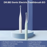 DR. BEI Sonic Brosse à Dents Électrique E0 Sans Fil 1500mAh/IPX7 Étanche/Moteur De Vibration Haute Fréquence/Brosse À Dents À Ultrasons Intelligente