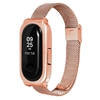 Dragonne en métal compatible avec Xiaomi Mi Band 3 Bracelet sans vis Bracelet en acier inoxydable Bracelet de montre Bracelet