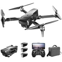 Drone sans brosse FPV GPS VISUO ZEN K1 5G WIFI avec caméra double HD 4K (3 piles et un sac à main)