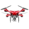 Drone X52 à quatre axes photographie aérienne HD avion longue endurance 4K télécommande avion modèle avion jouet drone rouge-hauteur fixe-avec [caméra 4K HD]