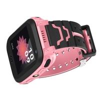 DS38 1, 44 pouces IPX7 écran tactile étanche enfants montre intelligente avec fente pour carte SIM