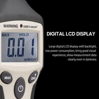 DT-2G Détecteur de fuite à micro-ondes portatif Affichage LCD numérique de haute précision Compteur EMF Testeur de rayonnement électromagnétique avec alarme automatique Pas besoin de recalibrage