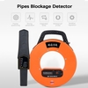 Détecteur de blocage de tuyaux de fer en PVC mural rechargeable testeur de blocage de pipeline Instrument de localisation de colmatage de pipeline