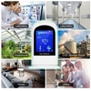 Détecteur de dioxyde de carbone rechargeable Compteur de CO2 numérique LCD portable Testeur de dioxyde de carbone Compteur de température et d
