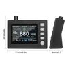 Détecteur de dioxyde de carbone Rechargeable USB 4 pouces écran couleur TFT moniteur de qualité de l