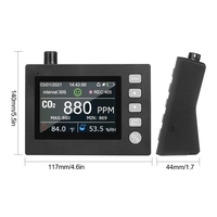 Détecteur de dioxyde de carbone Rechargeable USB 4 pouces écran couleur TFT moniteur de qualité de l