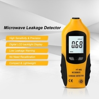 Détecteur de fuite à micro-ondes LCD numérique avec rétro-éclairage 2450 MHz haute précision testeur de fuite de four à micro-ondes portable avertissement d