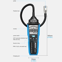 Détecteur de fuite de gaz combustible portable Testeur d