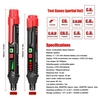Détecteur de fuite de gaz combustibles portatif testeur de fuite de gaz naturels compteur PPM Portable stylo analyseur de gaz combustibles