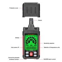 Détecteur de fuite de gaz combustibles portatif Testeur de fuites de gaz naturels Compteur de fuites PPM portatif de gaz combustibles Stylo d