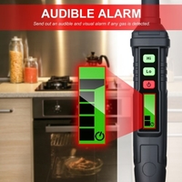 Détecteur de fuite de gaz portable HABOTEST Détecteur de gaz combustible avec alarme sonore et visuelle pour tous les types de gaz inflammables Propane méthane Gaz naturel