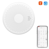 Détecteur de monoxyde de carbone intelligent Tuya WiFi 2 en 1 détecteurs de gaz CO