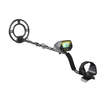 Détecteur de métaux extérieur Détecteur de métaux souterrain LCD Treasure Finder Handheld Gold Digger Hunter Sensibilité Réglable Notch & Disc Modes