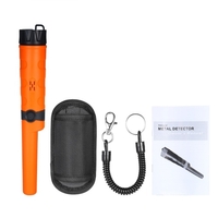 Détecteur de métaux Pinpointer portable Pointeur à broche portable Pointeur en métal étanche Outil de chasse au trésor Localisateur de métal Vibration Vibration Tuning automatique avec étui de ceinture