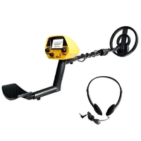 Détecteur de métaux Tige réglable de haute précision Bobine étanche de 7 pouces Tous les modes en métal et disque avec casque pour pièces de monnaie souterraines Reliques Bijoux Trésors de plage