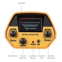 Détecteur de métaux Tige réglable de haute précision Bobine étanche de 7 pouces Tous les modes métal et disque avec pelle à sable et support pour outils de creusage Accessoires pour pièces souterraines Reliques Bijoux Trésors de plage