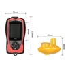 Détecteur de poisson LUCKY Portable LCD 2.4inch rechargeable 2-in-1 Wireless Sonar Transducteur Profondeur Locator ICE Ocean Bateau Fish Finder Alarm