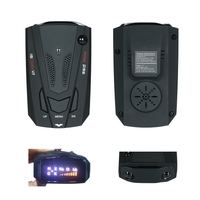 Détecteur de Radar de voiture 360 degrés 16 bande LED affichage Anti Police Radar détecteur vitesse alerte vocale avertissement russie/Version anglaise