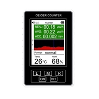 Détecteur de rayonnement électromagnétique portable à rayonnement nucléaire Compteur Geiger Détecteur de rayonnement nucléaire Grand écran numérique avec fonction d