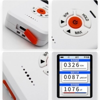 Détecteur de rayonnement électromagnétique portatif TFT 2.0 Écran couleur numérique pour hôpital de laboratoire domestique
